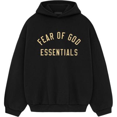 Fear of God Essentials Флисовая толстовка черная мужская Топы 192BT246258F