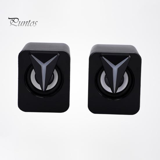 1 пара небольших USB-динамиков, звуковая коробка с RGB-подсветкой, виртуальный объемный звук, компьютер, ноутбук, портативный мини-громкоговоритель