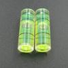 100pcs 6.5*18mm Plastic Circular Bubble Level Surface Level Spirit Level Round for Po Frame