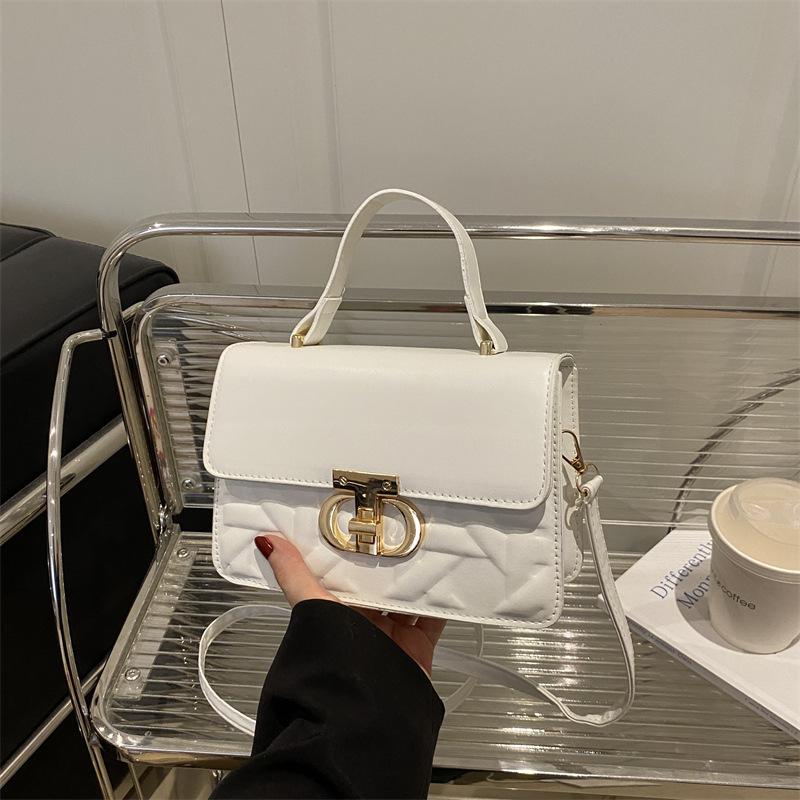 Ретро сумочка женская 2025 новая весенняя мода маленькая квадратная сумка повседневная сумка через плечо в зарубежном стиле сумка подмышку