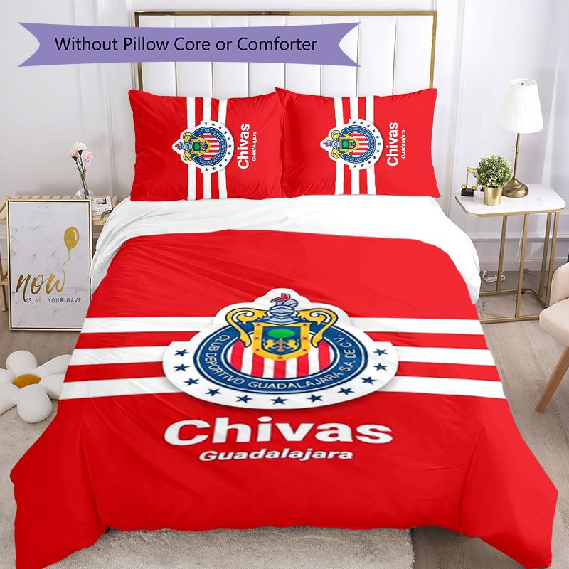 Guadalajara 3pcs Bedding Set Duvet Cover Closure Includes 1 Duvet Cover & 2 Pillowcases for All Seasons Bedroom Home Dorm Decor