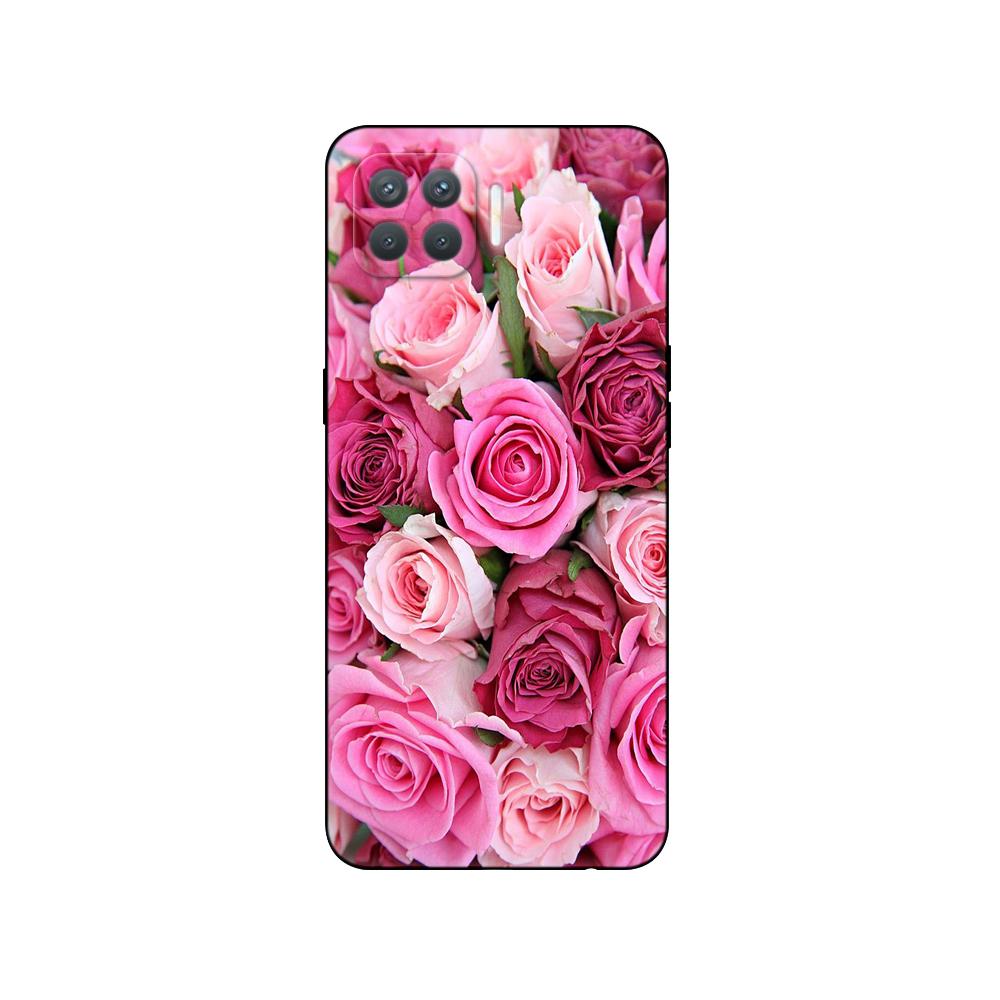 Чехол для Oppo Reno4 Lite, чехол для Oppo Reno4 F, чехол для Oppo F17 Pro, задняя крышка CPH2125 SPH2209 CPH2209 CPH2119 Reno 4 F, черный чехол из ТПУ 6,43 дюйма