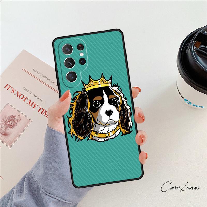 Чехол для телефона Кавалер-кинг-чарльз-спаниель Для Samsung Galaxy S24 S25 S23 S22 Ultra Note 10 20 Plus S20 S21 FE Чехол