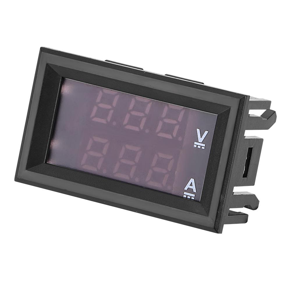 DIYWORK светодиодный дисплей DC 100 В 10 А мини цифровой вольтметр амперметр амперметр индикатор напряжения тестер вольт амперметр с кабелем