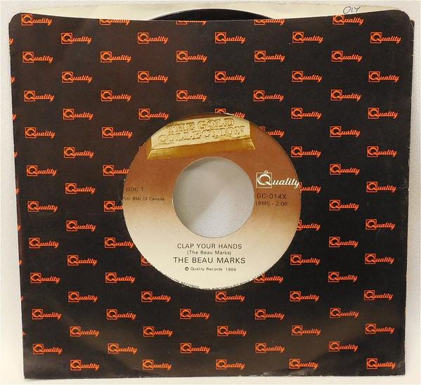 7-дюймовая пластинка BEAU MARKS Clap Your Hands GC014X КАЧЕСТВО Канада Рок Б/у