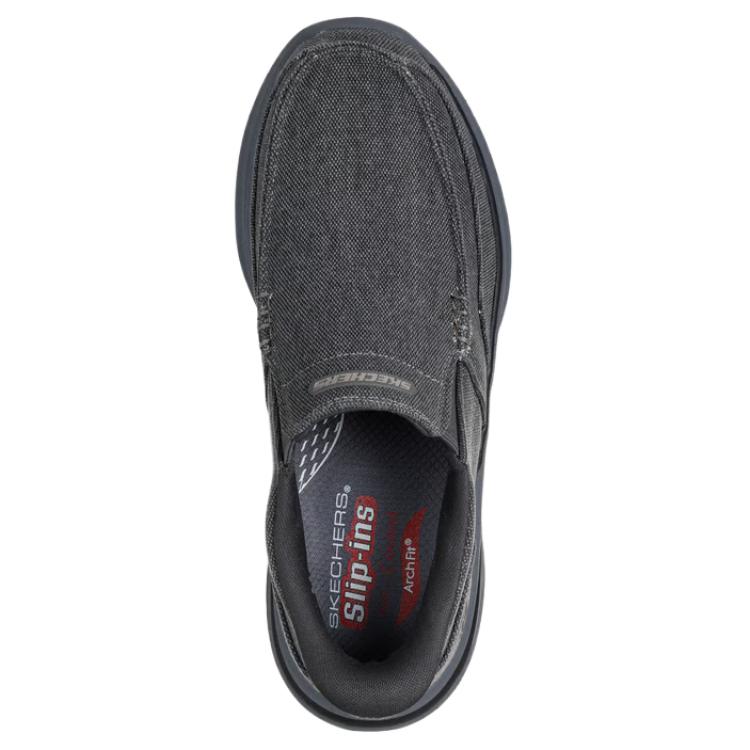 Skechers Arch Fit Универсальные Удобные Модные Повседневные Полуботинки Мужская Обувь Серый 205490-CHAR