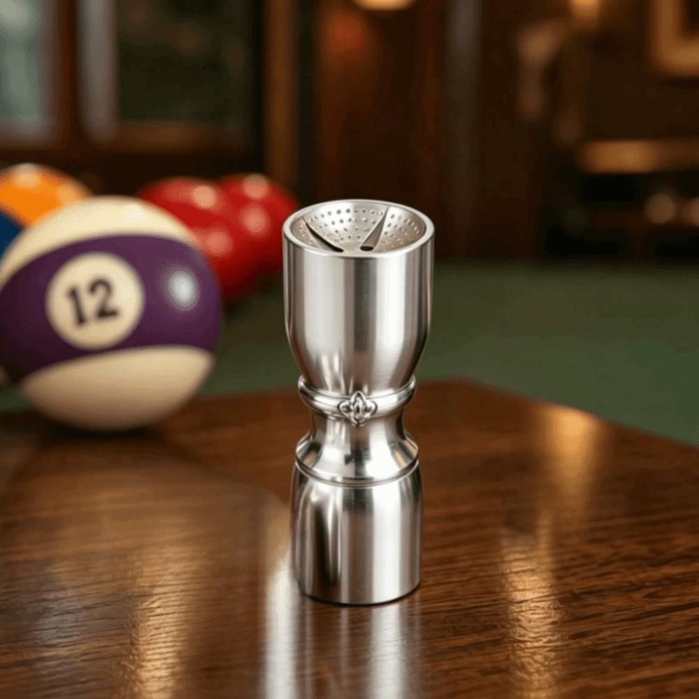 Aluminum Cue Tip Shaper Silver Cue Tip Tool Handheld Snooker Tip Pricker Snooker Cue Repair