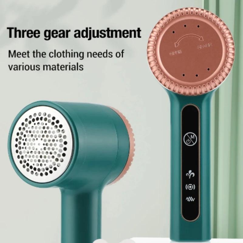 Портативный триммер для удаления катышков с одежды, электрический триммер для удаления ворса с одежды свитера, кардигана, устройство для удаления катышков с возможностью зарядки от USB