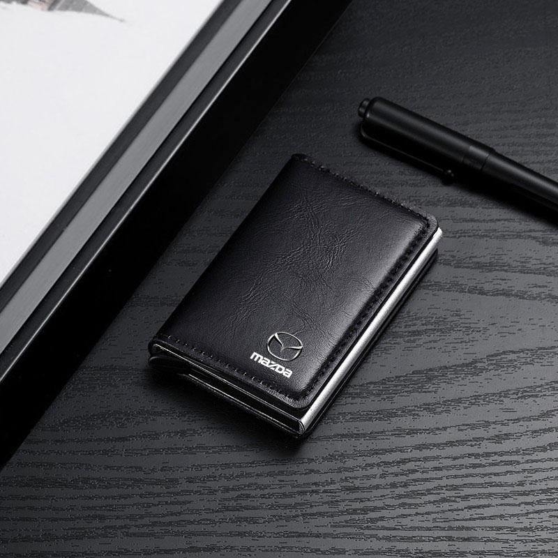 Сумка для документов для вождения автомобиля из ПУ кожи, кошелек для ID, паспорта, карт, чехол для карт для Mazda 2 3 6 Axela Atenza CX-5 CX5 CX-7 CX-9 2015 2016 2017 2018 2019