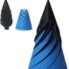 Pyramid Passthrough Sculpture Spiral Cone Fidget Toy Interactive Stress Relief Spiral Design Optical Illusion Toy for Focus Relaxation Office Desk