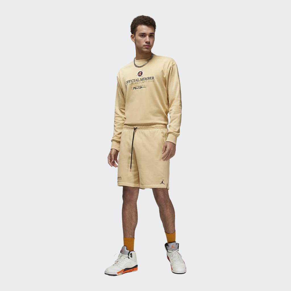 Jordan Повседневные шорты Flight Mvp Printed Drawstring для мужчин, низ Sesame-Brown DX9717-252