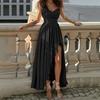 Popular Gown Dress Sleeveless Ankle Length Dressing Up