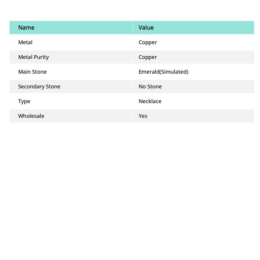 Натуральный Изумруд Натуральный Драгоценный Камень Медная Проволока Оплетка Ювелирное Ожерелье 18" Z0r22