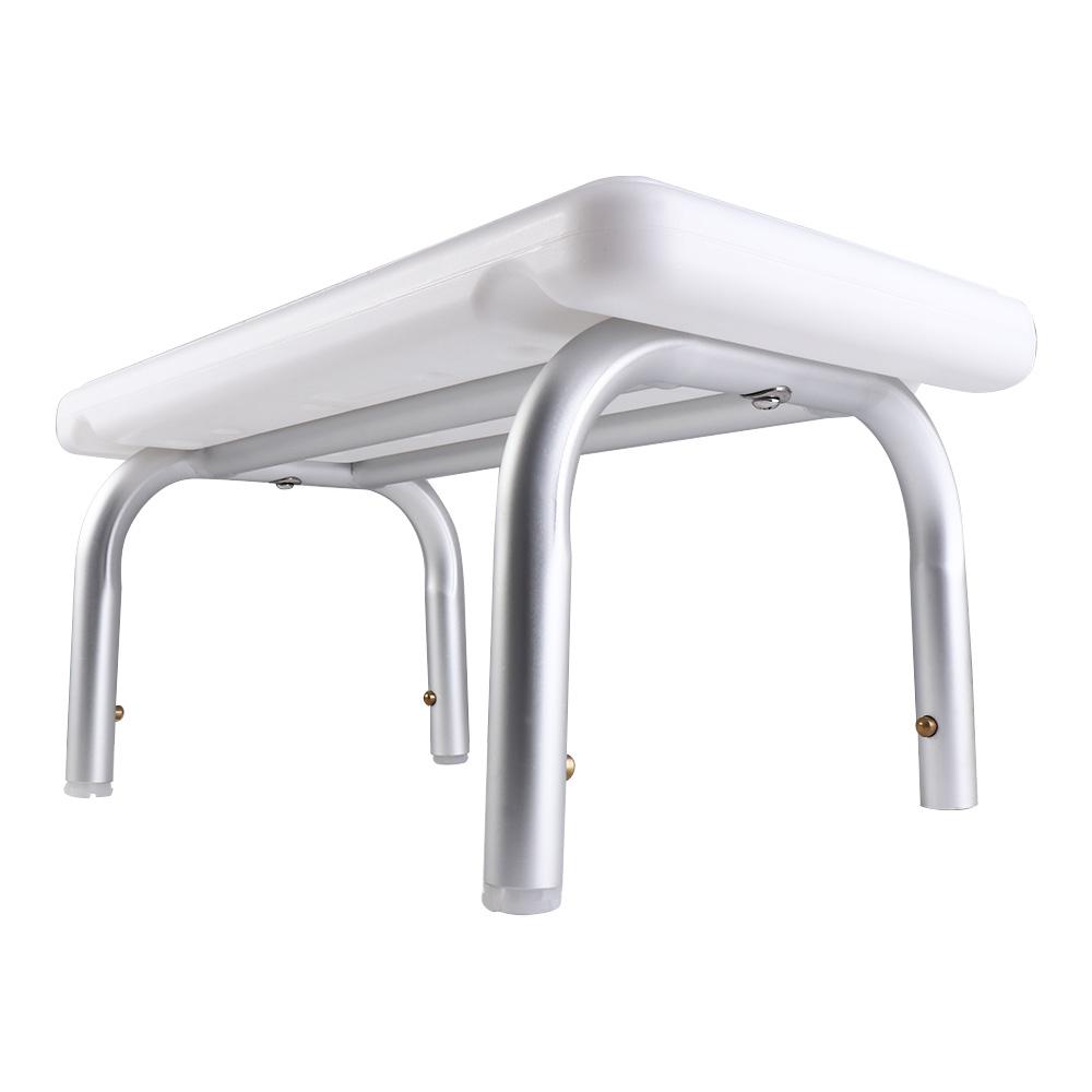 Портативный стул для ванны с нескользящими ножками, подставка для ног, удобные сиденья для душа и туалета