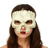 PU Foaming Halloween Mask Half Face Skeleton Mask Funny Halloween Skull Mask  Women