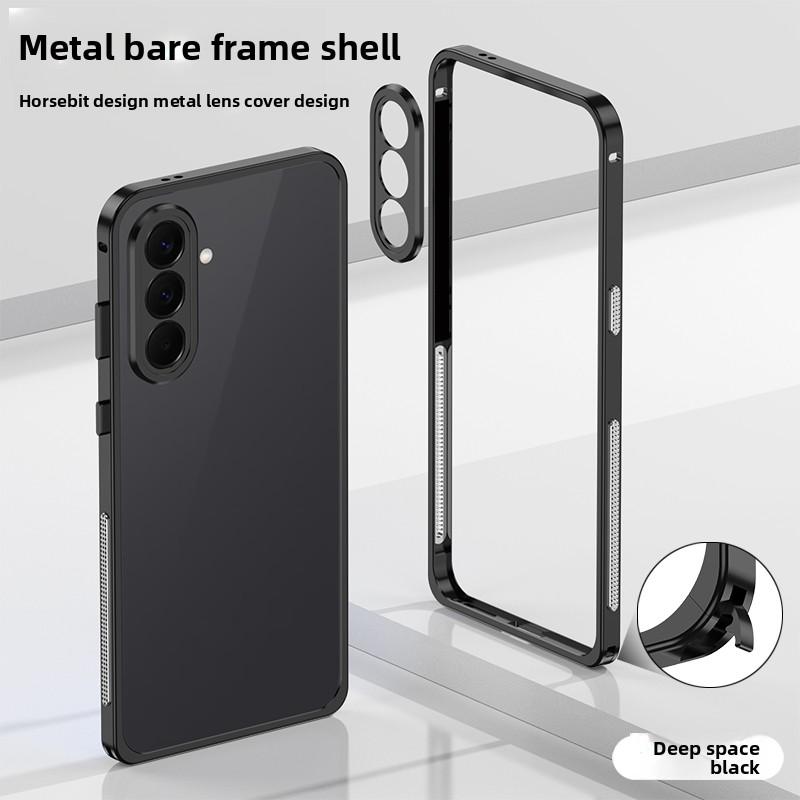 For Samsung A37 A57 S26 S25 Ultra Plus Detachable Metal Camera Protect Ultra-Thin Case Metal Frame Shockproof Cover Bumper