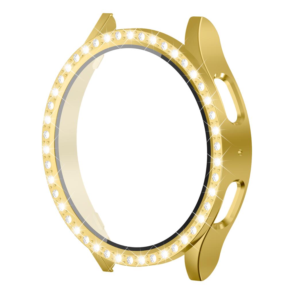 Чехол Glass+Diamond для Samsung Galaxy Watch 7 44 мм 40 мм, аксессуары, защитный жесткий защитный чехол для ПК, защитный бампер для Galaxy Watch 7 40 мм