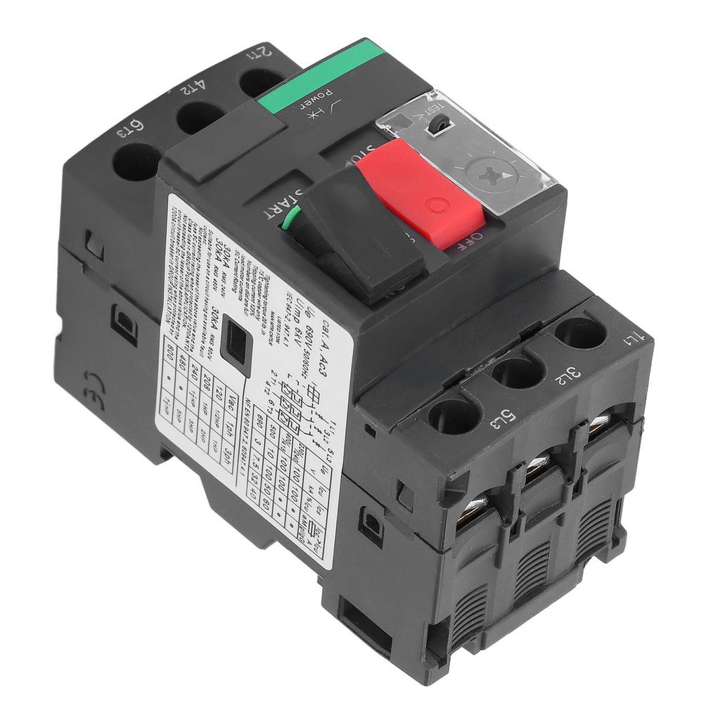 Автоматический выключатель двигателя 3П 1,6?2.5A AC690V Кнопочный Переключатель Винтовое Соединение
