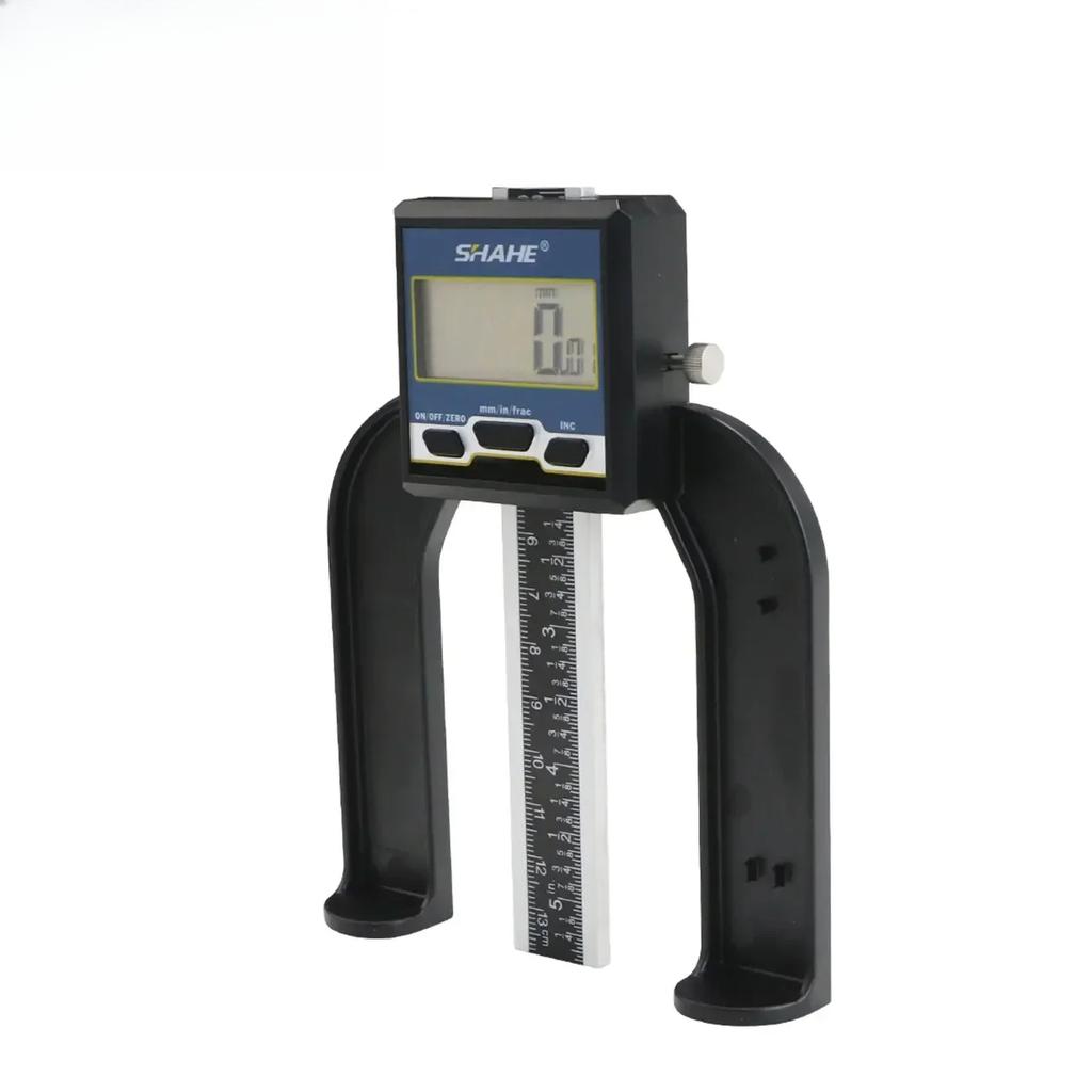 0-80 мм 3 1/8 дюйма цифровые глубиномеры высотомеры с магнитным основанием деревообрабатывающая линейка для фрезерного стола