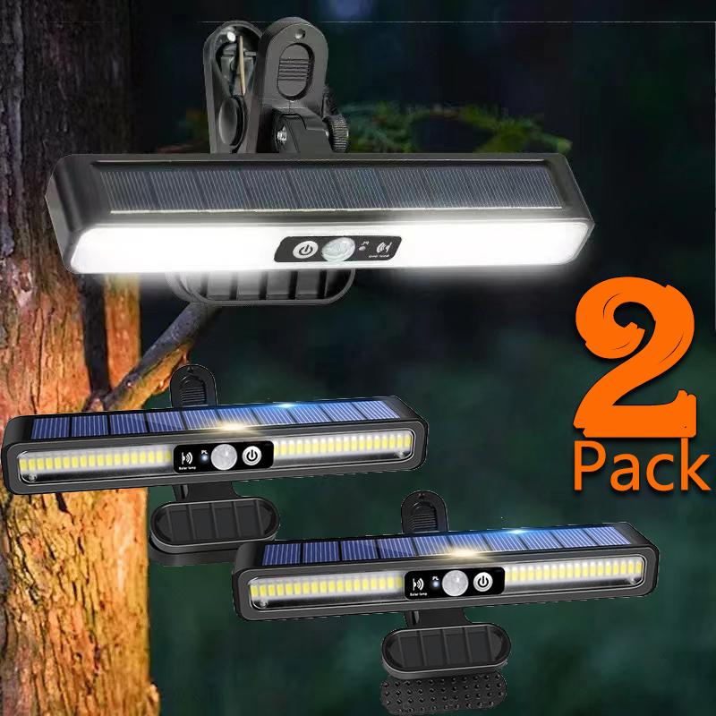 Водонепроницаемые солнечные светильники Clip On Motion Lights, наружные солнечные светильники для ограждения с 36 светодиодами, портативные охранные светильники на солнечных батареях