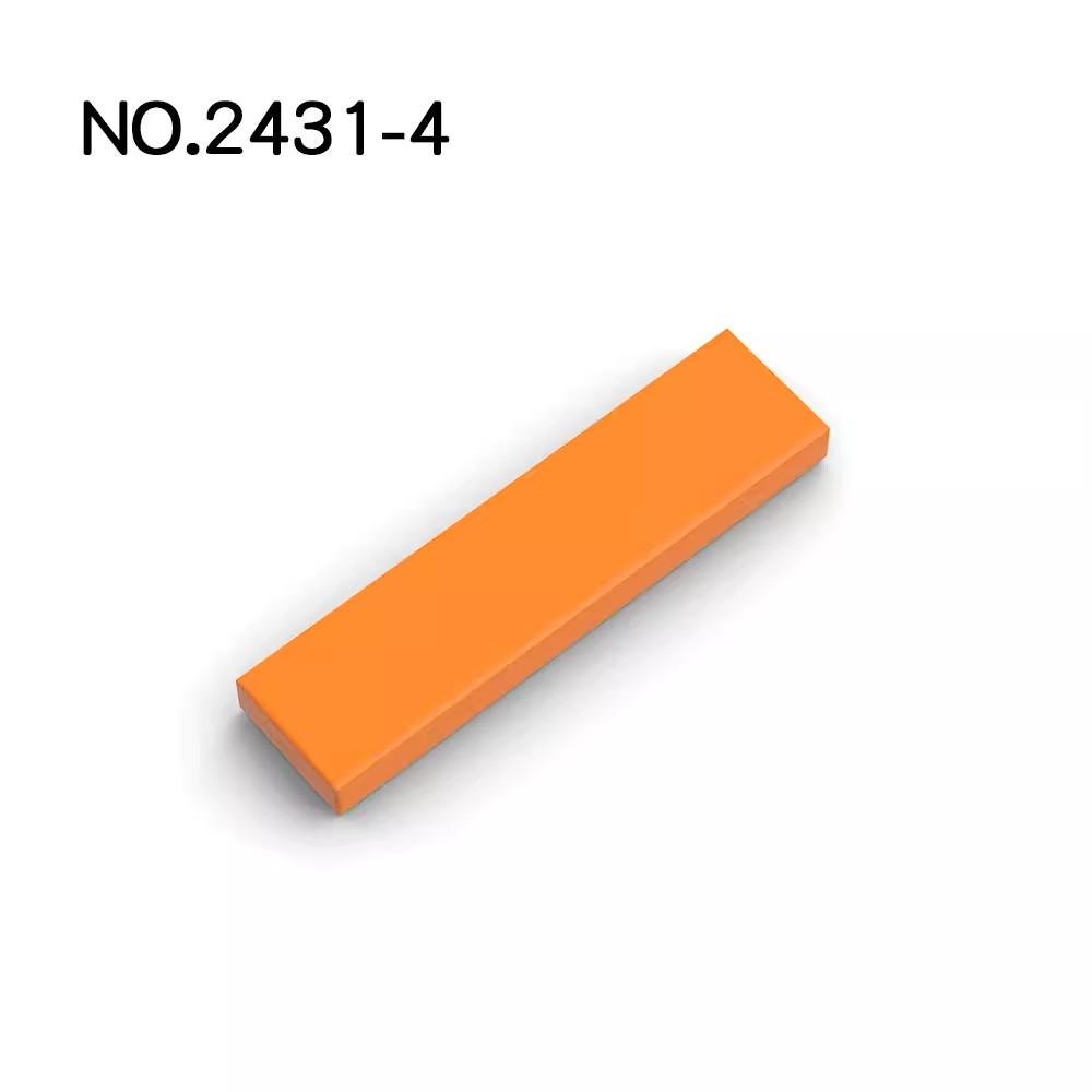 20 шт. Детали MOC 2431 Плитка 1x4 с пазом Совместимые кубики DIY Сборка Строительные блоки Частицы Детская головоломка Развивающая игрушка Подарок