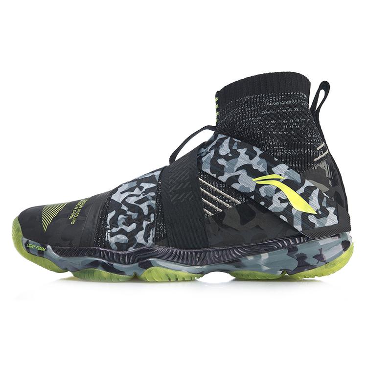 Li Ning Ranger Текстиль, Синтетическая кожа, TPU Амортизация Скользкая Устойчивая к истиранию Высокие Тренировочные кроссовки AYAP015-6