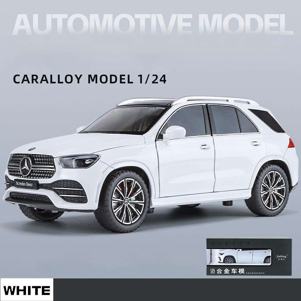 1/24 Benz GLE350 Внедорожник SUV Домашняя Коллекция Украшения Звук и Свет Игрушка Миниатюры Сплав Литье под Давлением Металлическая Модель Автомобиля Игрушки для Детей Игрушка-Симулятор
