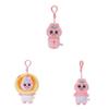 Cute Pink Underpants Bunny Plush Toy Adorable Cartoon Animal Keychain Gift