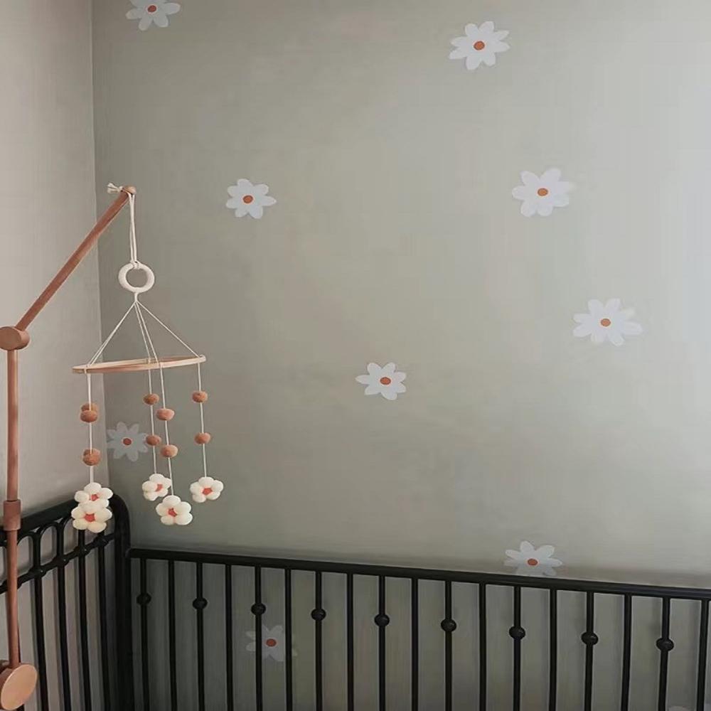 Ins Nordic Fur Ball Flower Wind Chime Bed Bell Baby Room Children's Room Children's Clothing Store Wind Chime Decoration