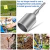 SDS-Plus Ground Rod Driver 30/45/65 мм Сверло-шуруповерт Сверхпрочный инструмент с Т-образным штифтом Из кованой стали Прочный молоток
