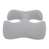 Face Down Chest Pillow Ergonomic Memory Foam Bust Support Cushion for Beauty Salon and Home Sleeping Light Gray