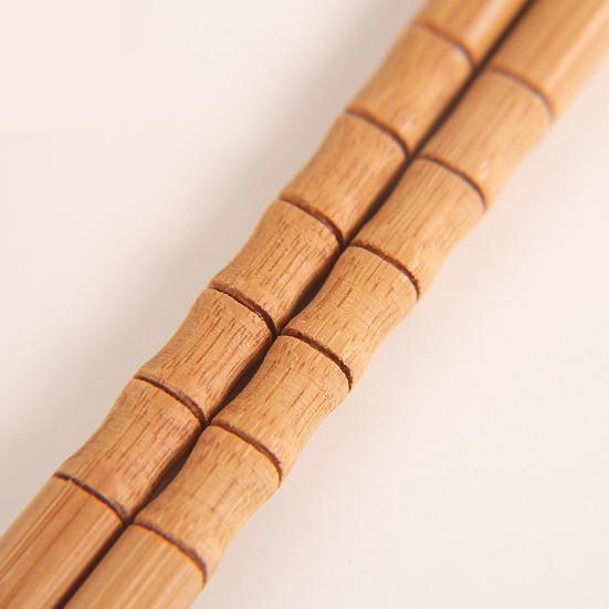 10 Pair Wooden Chopsticks Burr Free Comfortable Grip Reusable Handmade Natural Bamboo Wood Chopsticks Daily