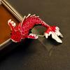 Элегантная китайская ретро эмалевая брошь Феникс и Бабочка для женщин