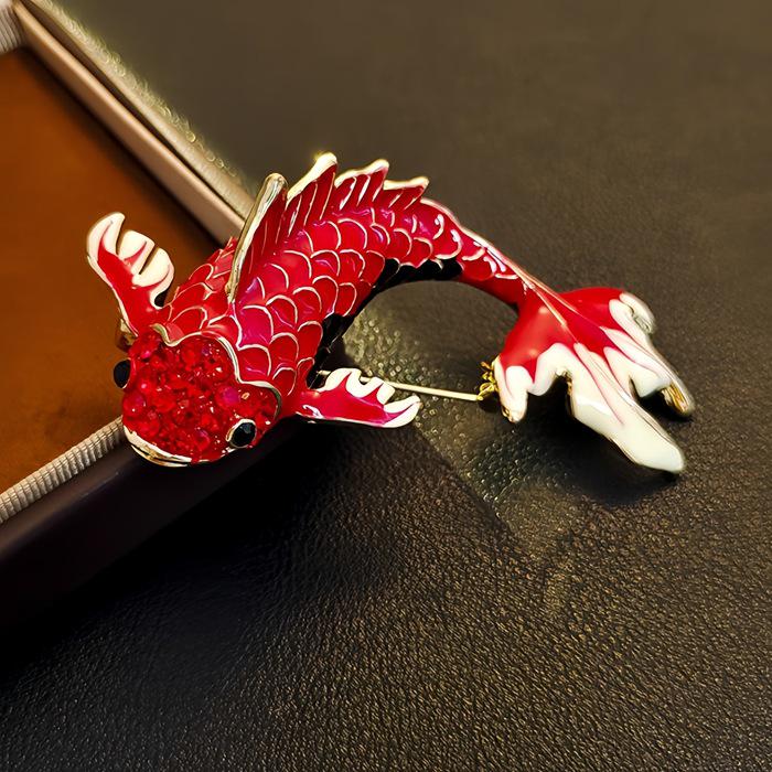 Элегантная китайская ретро эмалевая брошь Феникс и Бабочка для женщин