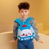 Children Cartoon Hard Shell Backpack With Oxford Fabric And Ergonomic Straps For School Use