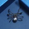 Брошь-паук в трендовом темпераментном универсальном простом жемчужном исполнении, аксессуары-корсет для костюма в стиле легкой роскоши, персонализированные женские