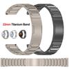 22мм Роскошный титановый ремешок для Huawei Watch GT6 5 4 6Pro 5/4Pro 46мм Мужской титановый металлический ремешок-браслет для Samsung Galaxy Gear S3