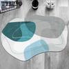 Nordic Irregular Shorthair Carpet Abstract Living Room Coffee Table Carpet Bedroom Irregular Bedside Mat