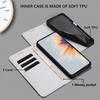 Чехол-книжка-кошелек из искусственной кожи с перьями и подвеской в виде колокольчика для фотографий для iPhone, Samsung, Huawei, Honor, Xiaomi, Redmi, Oppo, Infinix, Tecno, Google...