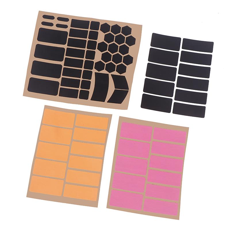 Наклейка для мыши, наждачная бумага, противоскользящая, впитывающая пот, наклейка против скольжения для универсальной беспроводной мыши, противоскользящая лента