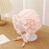 Breathable Baby Bonnet Hat Ruffle Lace Up Cap Fashion Baby Sun Hat