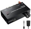 PROZOR Phono Preamp Регулировка громкости Регулировка уровня Выход для наушников RCA Усилитель фонографа с адаптером питания Позолоченный интерфейс M/M + 3,5 мм