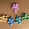 7pcs/lot Polyhedral Dice Double-Colors Multi-Sided Game Dice D4 D6 D8 D10 D12 D20 Dice Set for Entertainment Party Board Games