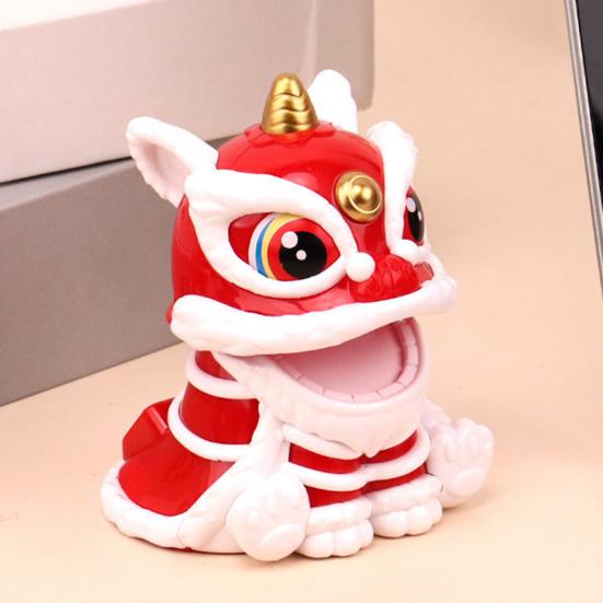 Солнечный лев украшения для приборной панели автомобиля в китайском стиле Lucky Lion Dance Model Solar