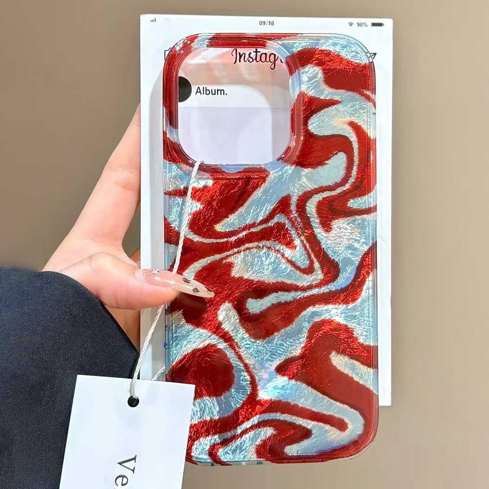Волнистая полоса Леопард INS Модный чехол для телефона для iphone 17 Air 16 15 14 13 11 12 Pro Max 7 8 Plus X XS XR SE 2022 2020 16e Чехол