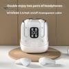 Беспроводные наушники с поддержкой Bluetooth, светодиодный дисплей, стереозвук, шумоподавление, водонепроницаемые наушники-вкладыши, гарнитура с сенсорным управлением