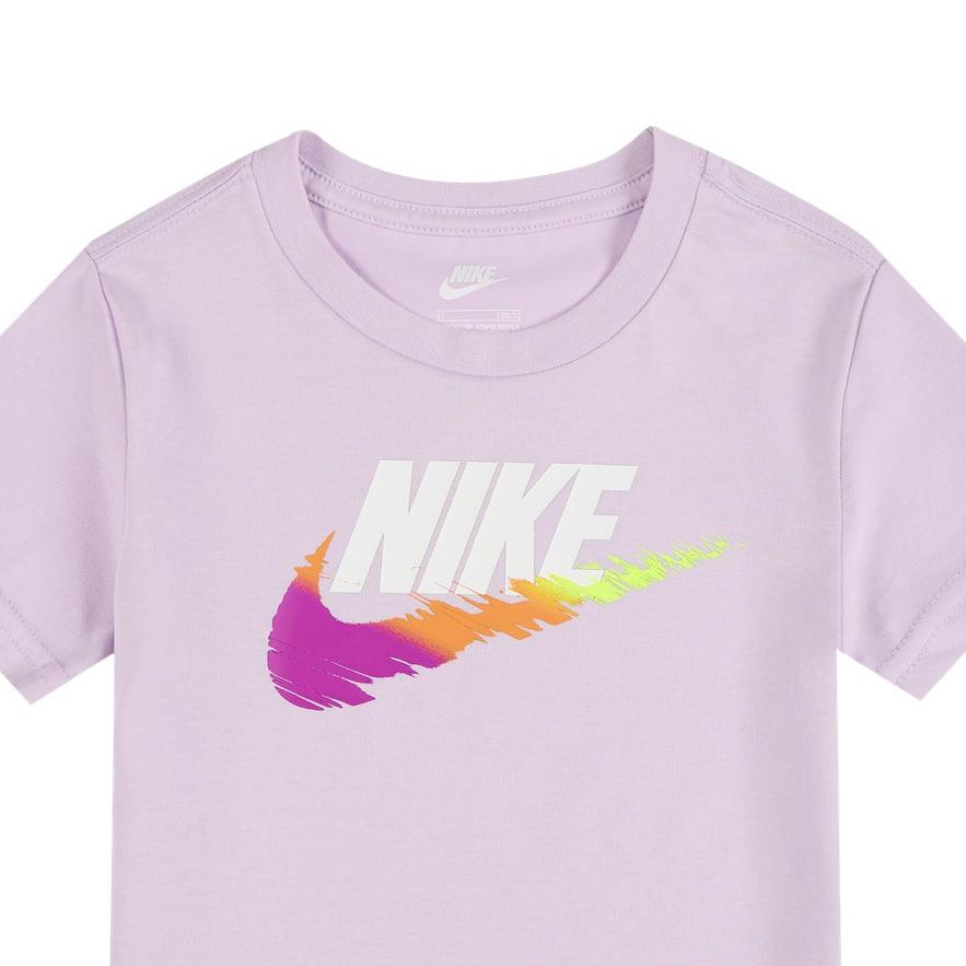 Nike Повседневный спортивный костюм Мягкий Удобный Модный Универсальный Детские костюмы Розовый Фиолетовый II6485-537