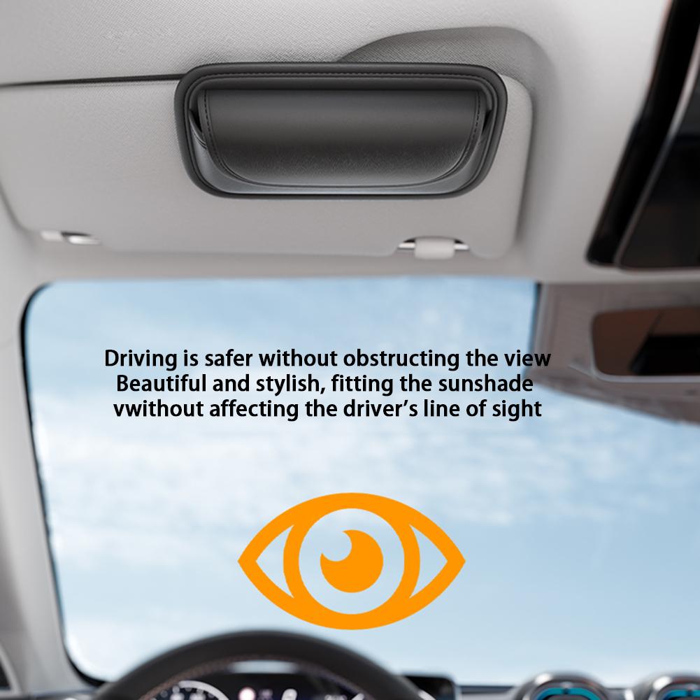 Автомобильный бокс для очков Футляр для очков Универсальный Солнцезащитный козырек Автомобильный футляр для солнцезащитных очков Защитный Органайзер для автомобильных очков Бокс Автомобильные аксессуары