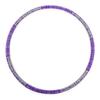Weighted Fitness Hoop 6 Section Detachable Dual Color Abdomen Waist Slimming Exercise Hoop Purple