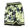 SPALDING Palm Tree Jersey Shorts, Yellow, Size M (SMP25007)